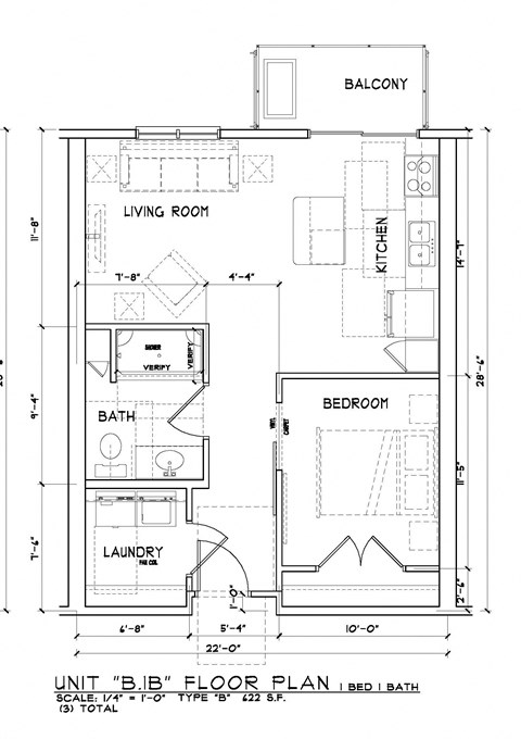 1 Bedroom 1 Bath